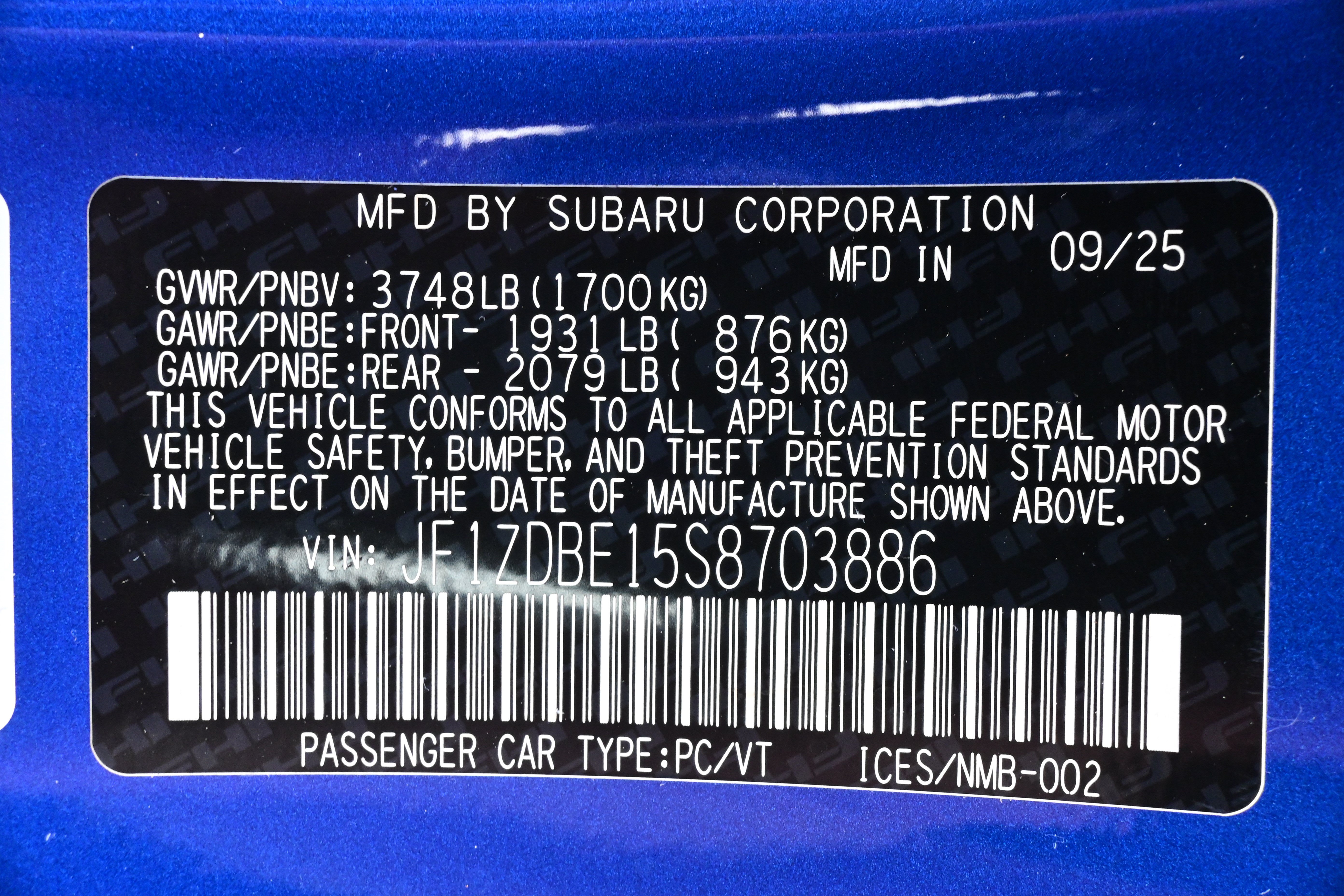 Certified 2025 Subaru BRZ Limited w/ Popular Package 2 RWD image 35