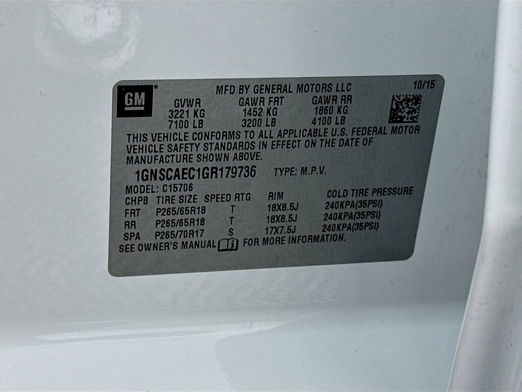 Used 2016 Chevrolet Tahoe LS image 31