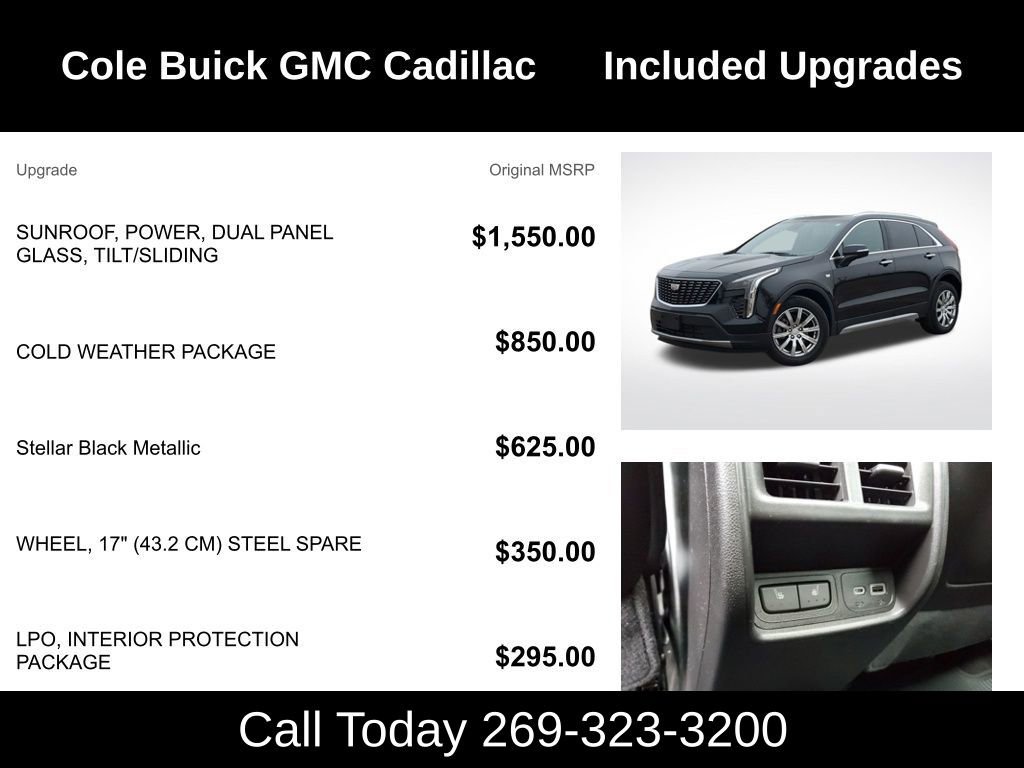 Certified 2021 Cadillac XT4 Premium Luxury w/ Cold Weather Package image 4