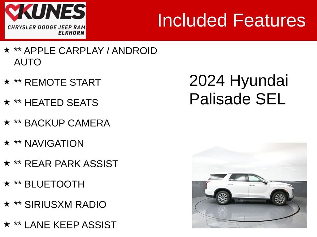 Used 2024 Hyundai Palisade SEL image 3