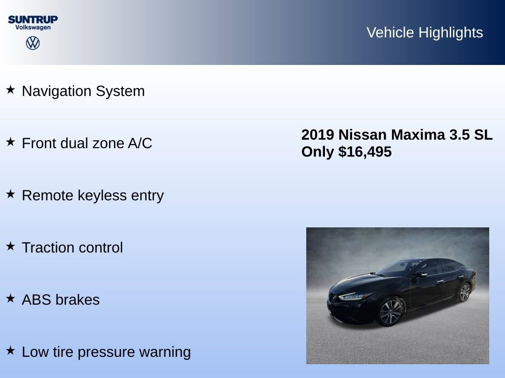 Used 2019 Nissan Maxima 3.5 SL image 7