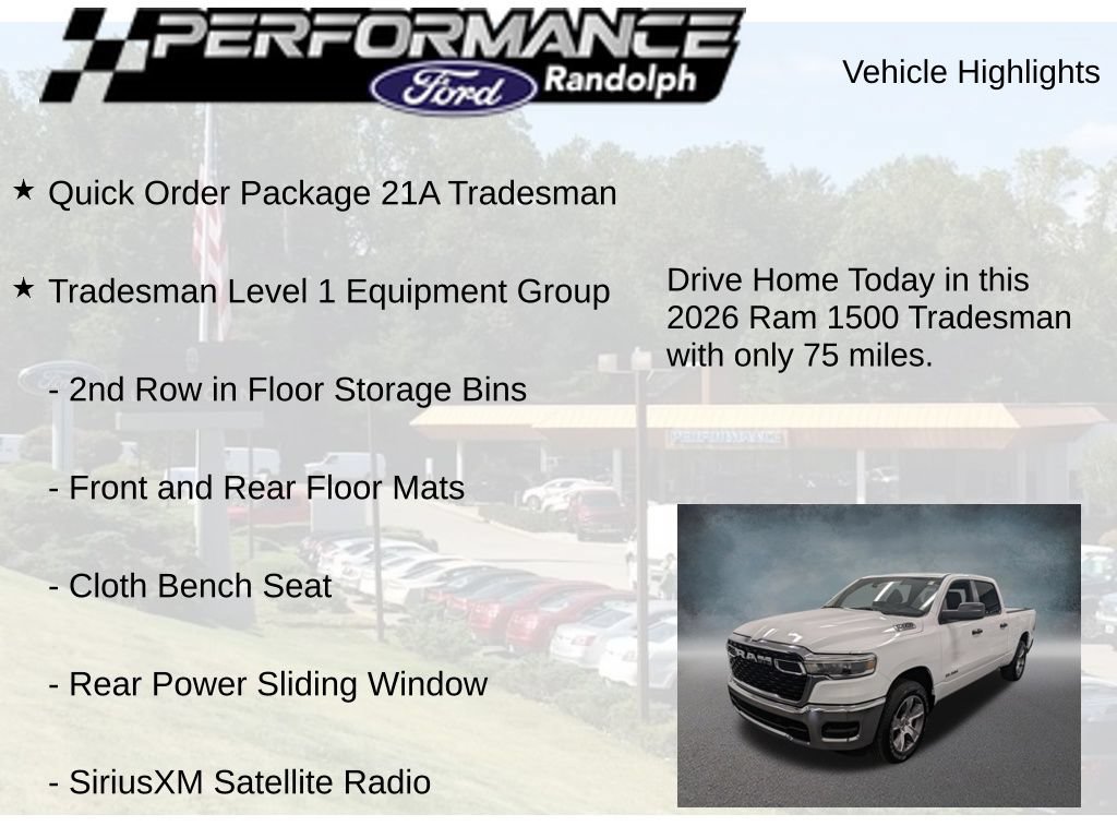 Used 2026 RAM 1500 Tradesman AWD/4WD image 8