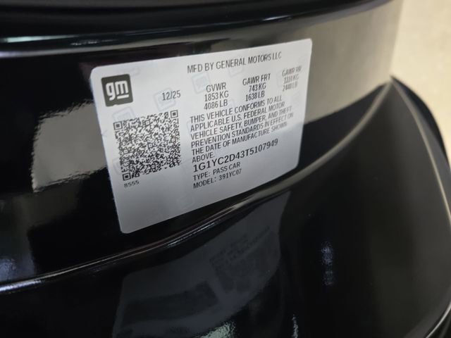 New 2026 Chevrolet Corvette Stingray 2D Coupe w/ Z51 Performance Package image 29