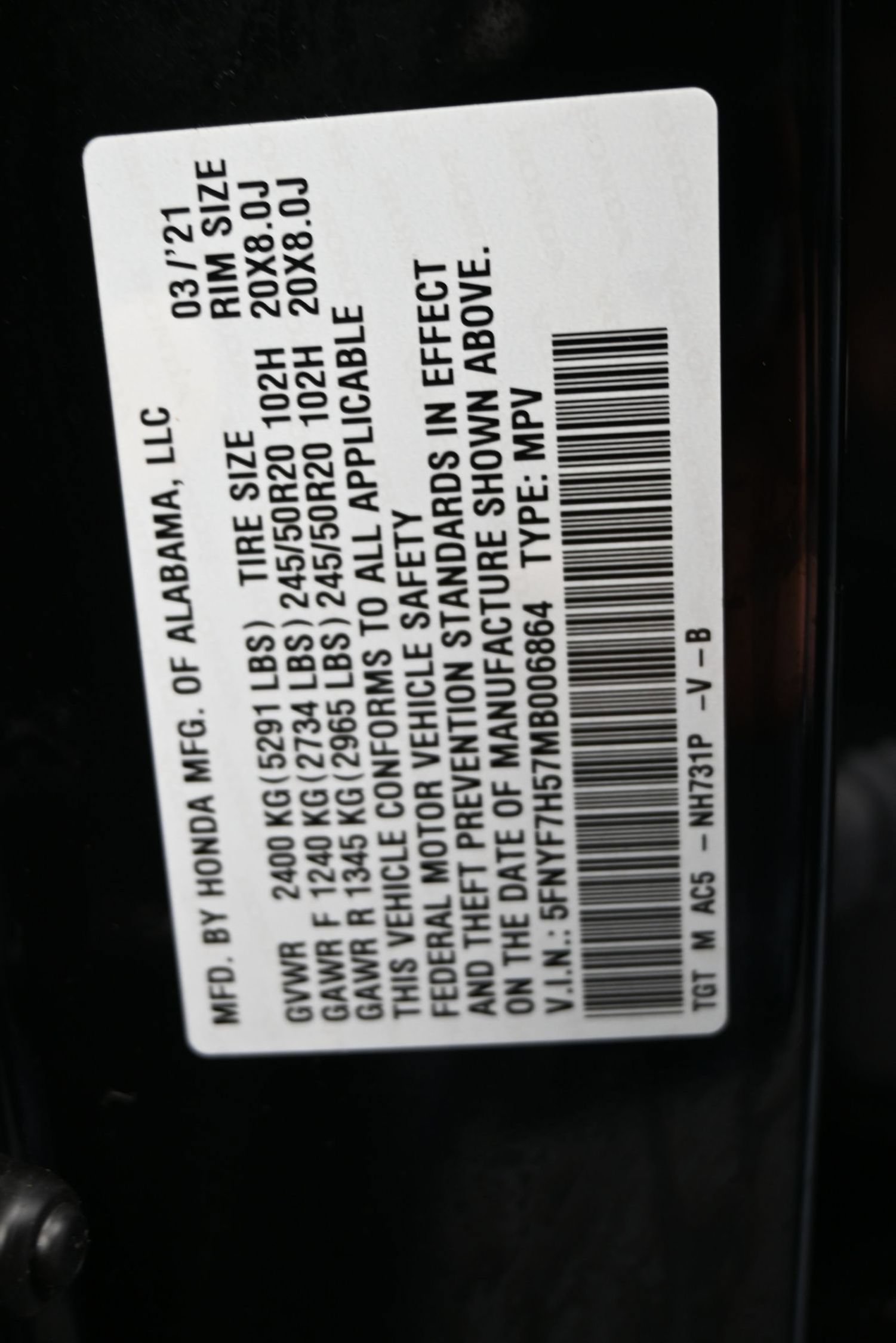 Used 2021 Honda Passport EX-L image 14