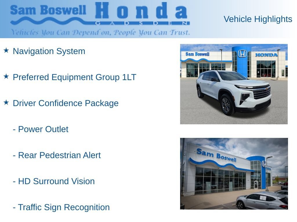 Used 2025 Chevrolet Traverse LT w/ Driver Confidence Package FWD image 5