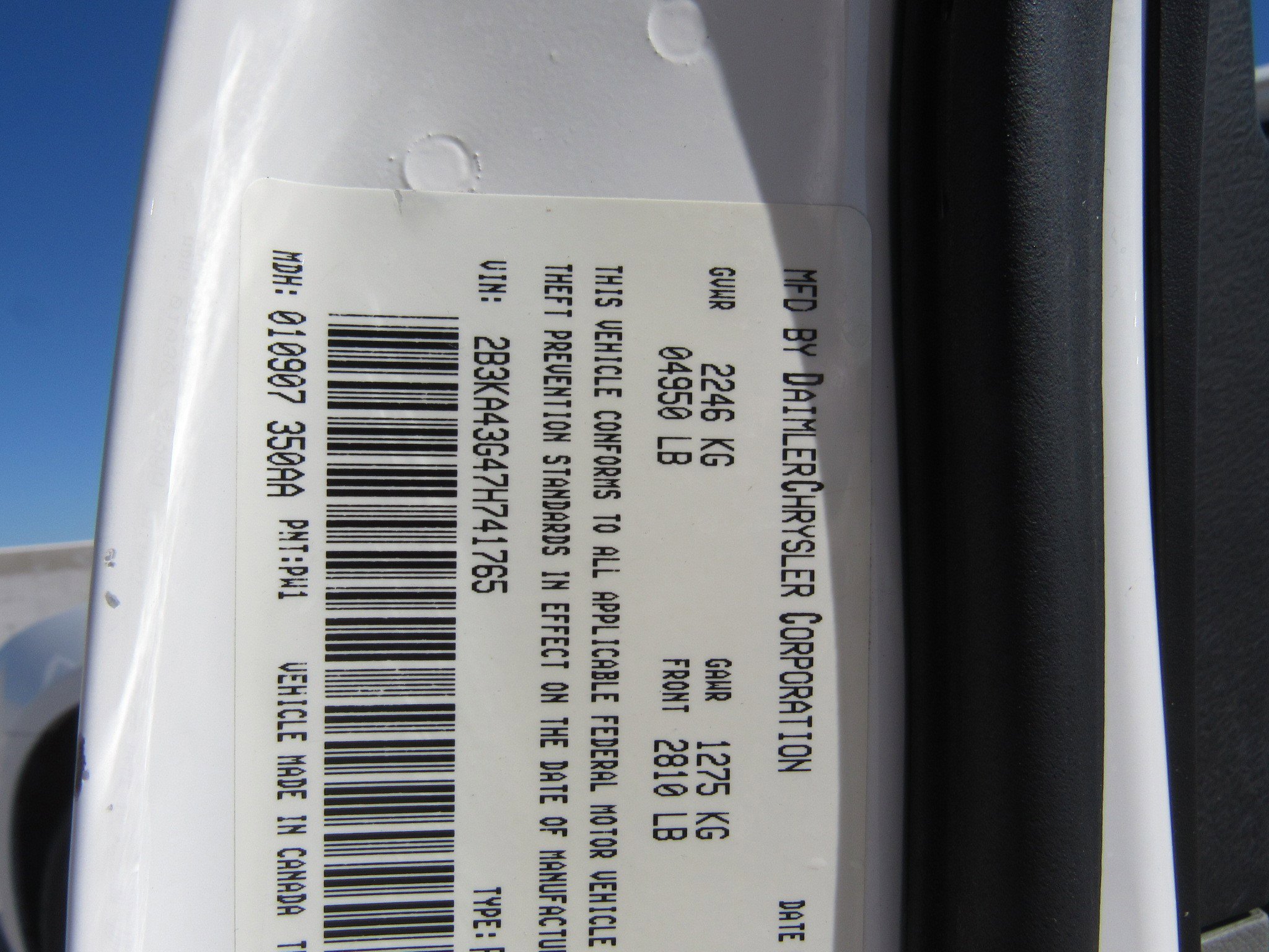 Used 2007 Dodge Charger SE w/ Comfort Seating Group image 24