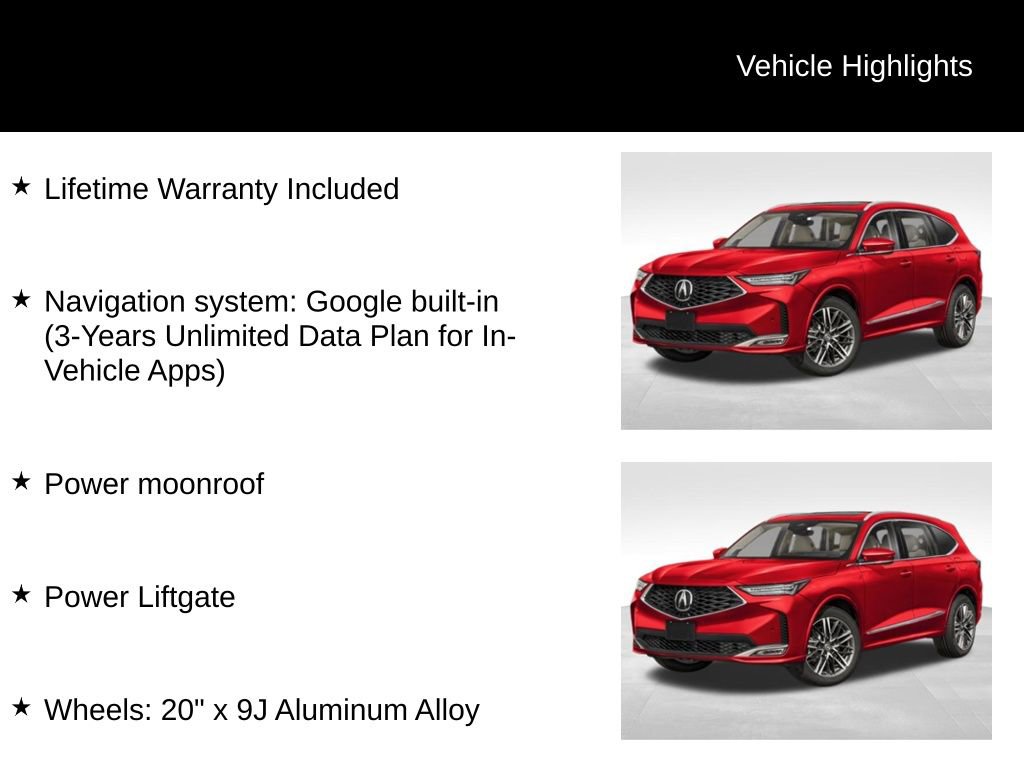 New 2026 Acura MDX w/ Advance Package image 2