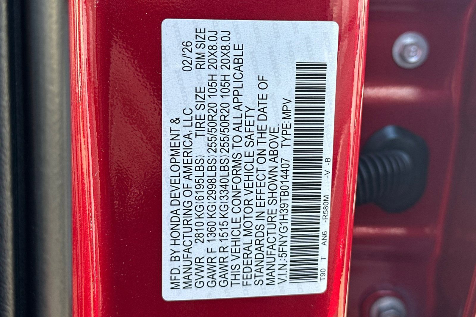 New 2026 Honda Pilot Sport image 37