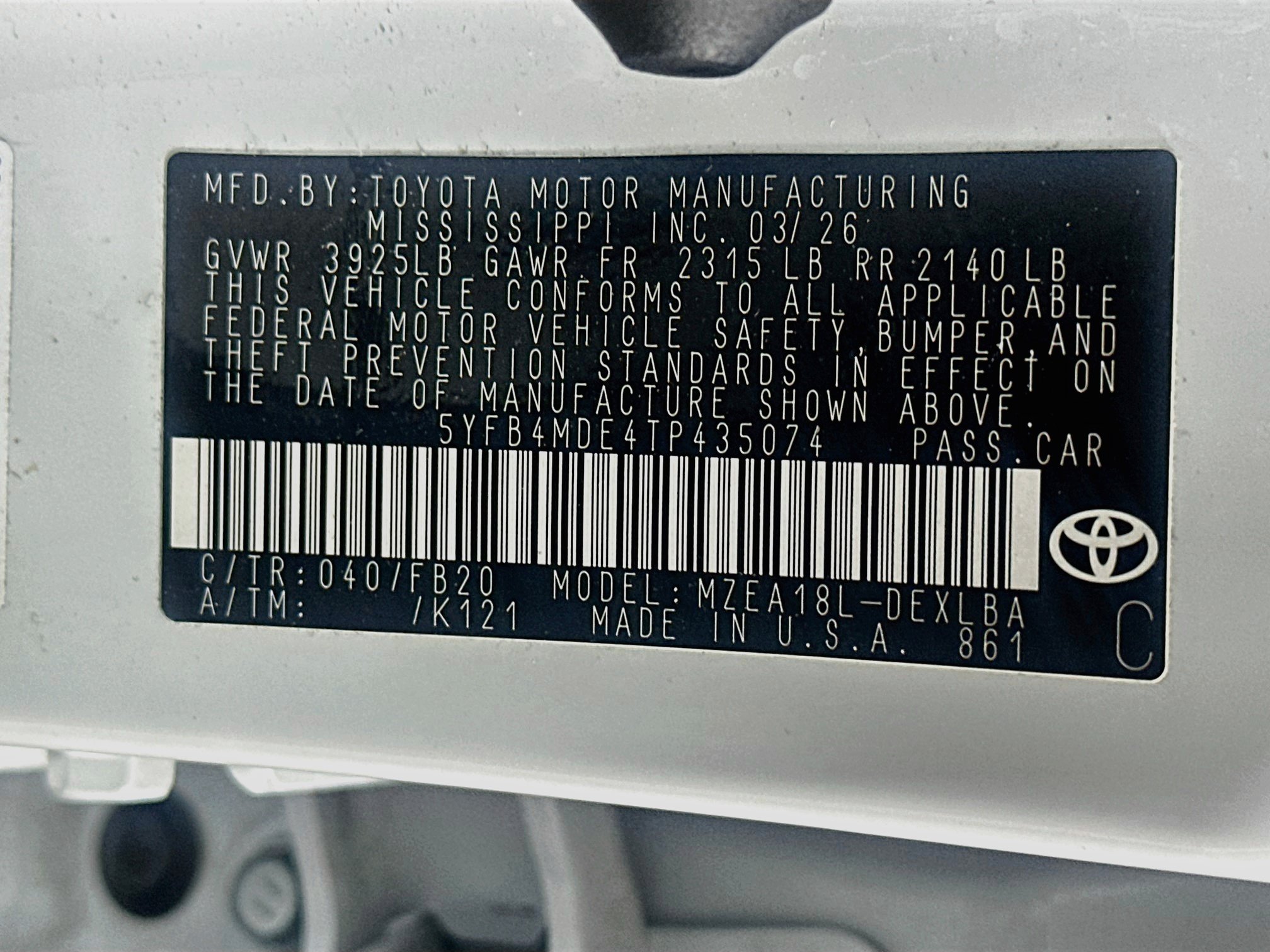 Used 2026 Toyota Corolla LE FWD image 12