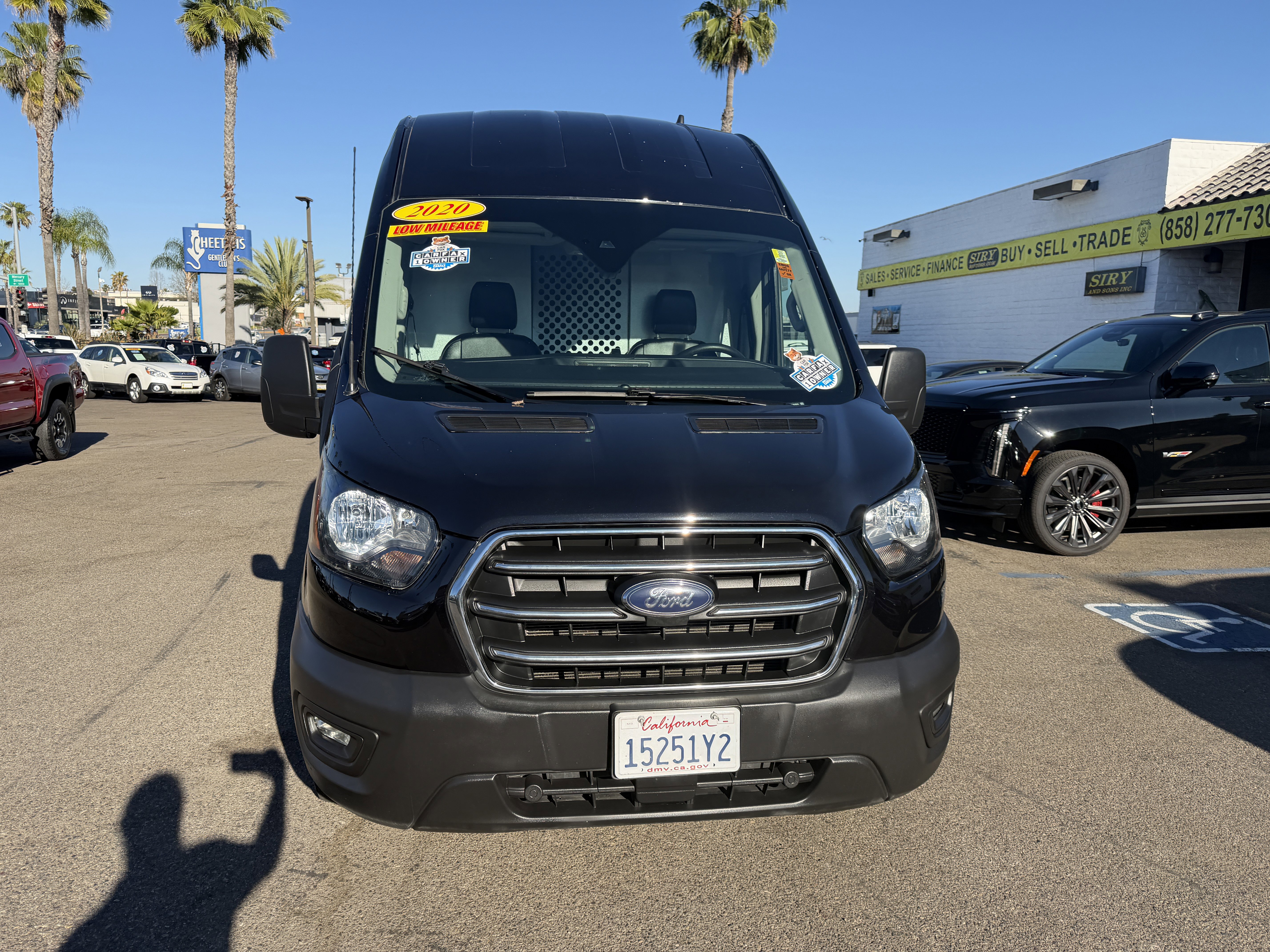Used 2020 Ford Transit 250 148 High Roof Extended w/ Load Area Protection Package image 8