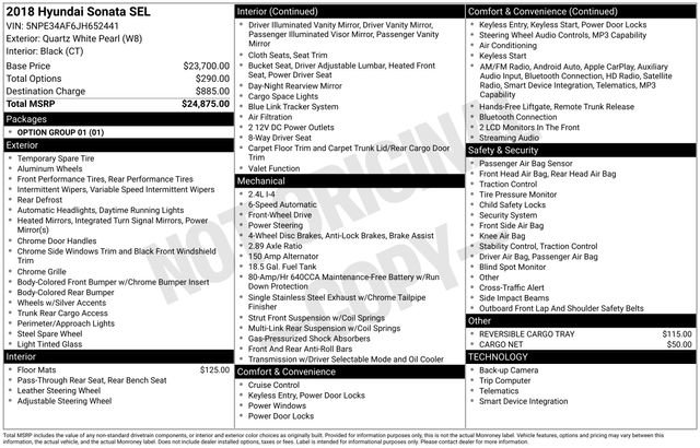 Used 2018 Hyundai Sonata SEL image 17