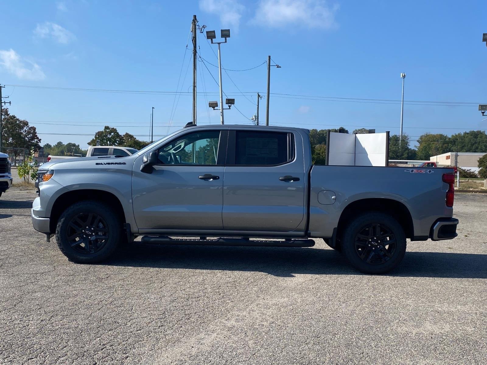 New 2026 Chevrolet Silverado 1500 Custom w/ Turbomax Blackout Package AWD/4WD image 3