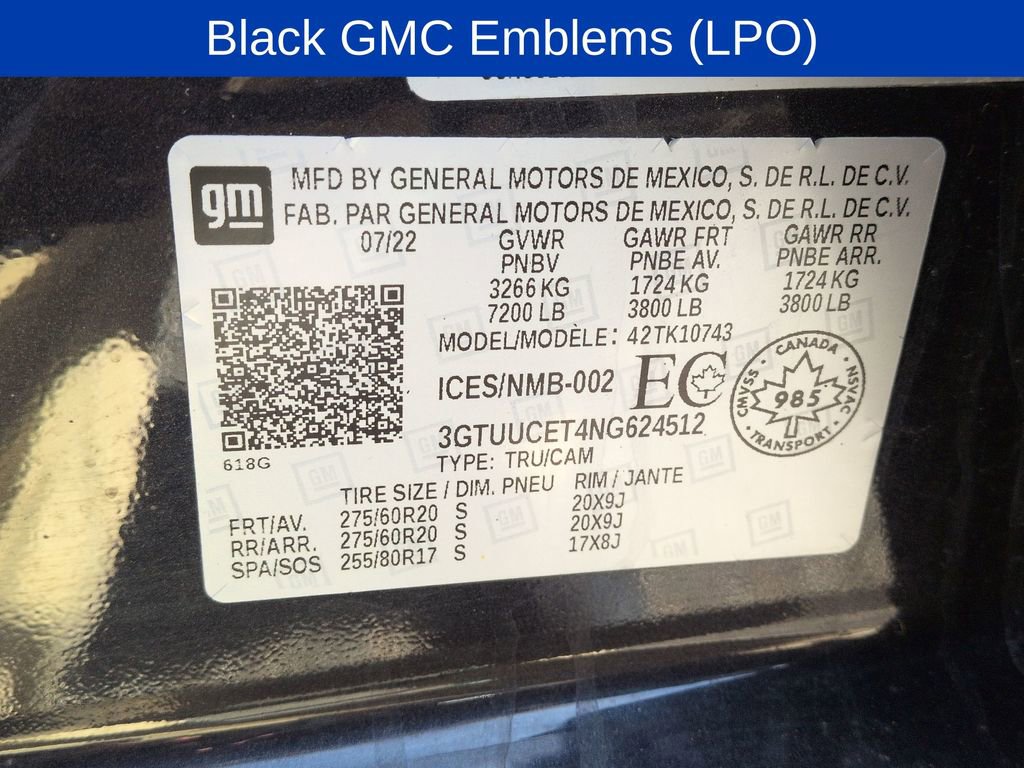 Used 2022 GMC Sierra 1500 Elevation w/ Elevation Premium Package image 29