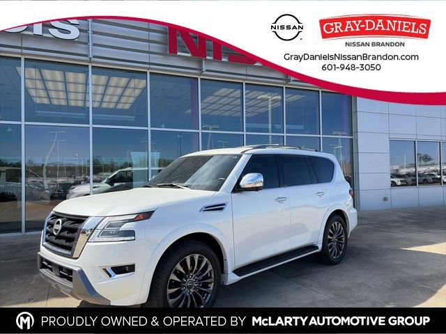 Certified 2024 Nissan Armada Platinum w/ Captain's Chairs Package