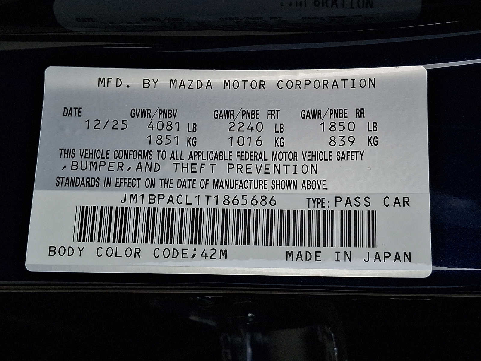 Certified 2026 MAZDA MAZDA3 2.5 S Sedan w/ Preferred Pkg FWD image 26