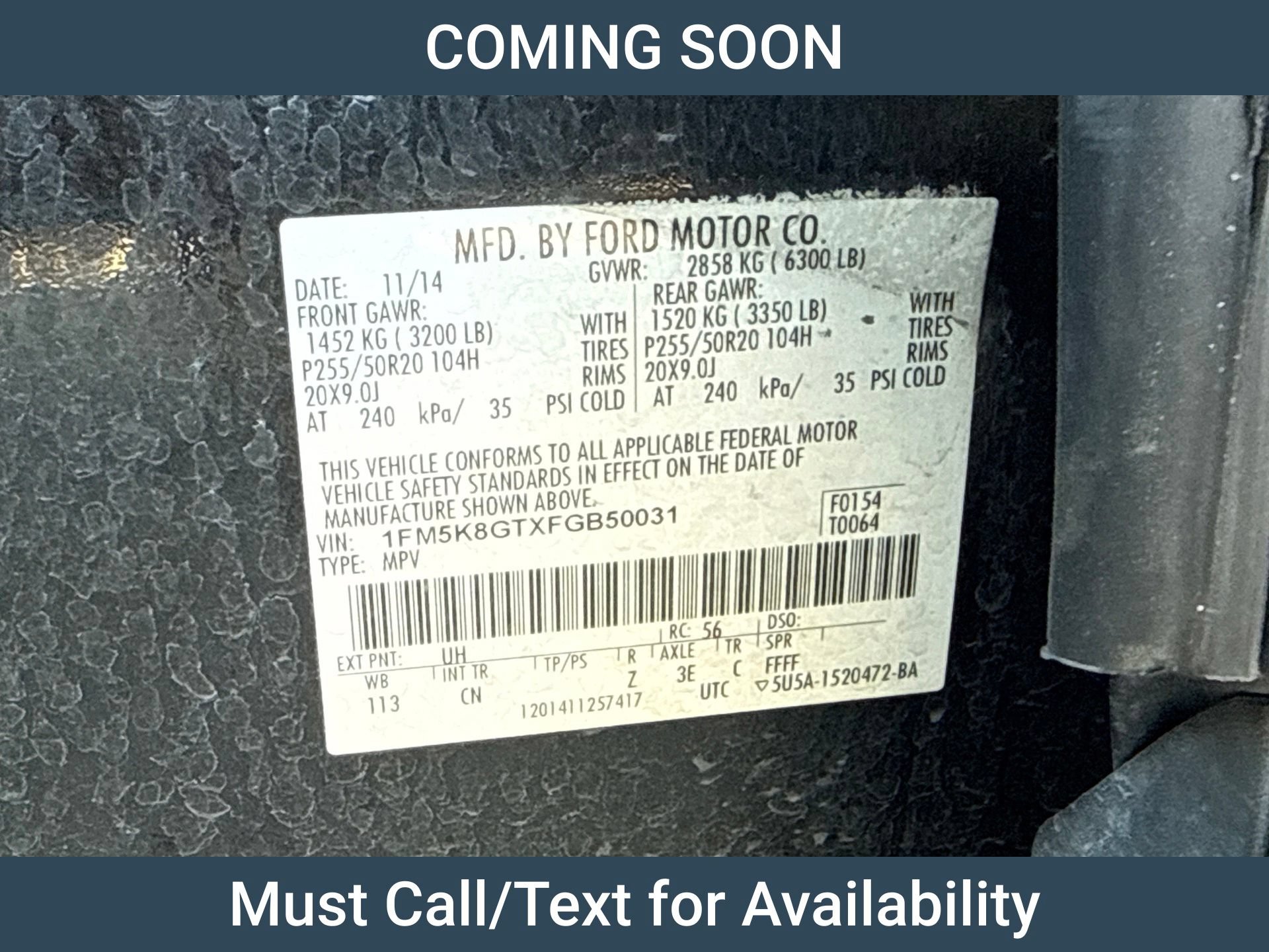 Used 2015 Ford Explorer Sport w/ Equipment Group 401A AWD/4WD image 14