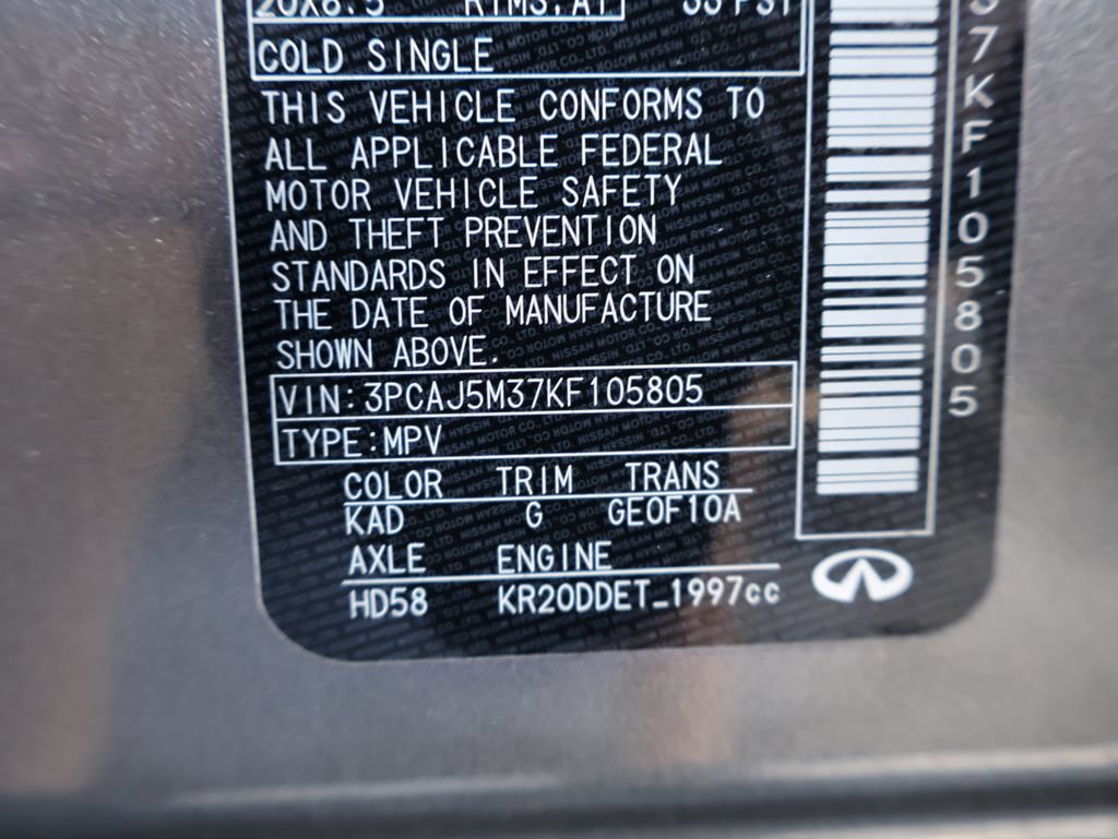 Used 2019 INFINITI QX50 Essential w/ Sensory Package AWD/4WD image 20
