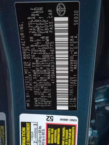Certified 2026 Toyota Camry SE FWD image 23