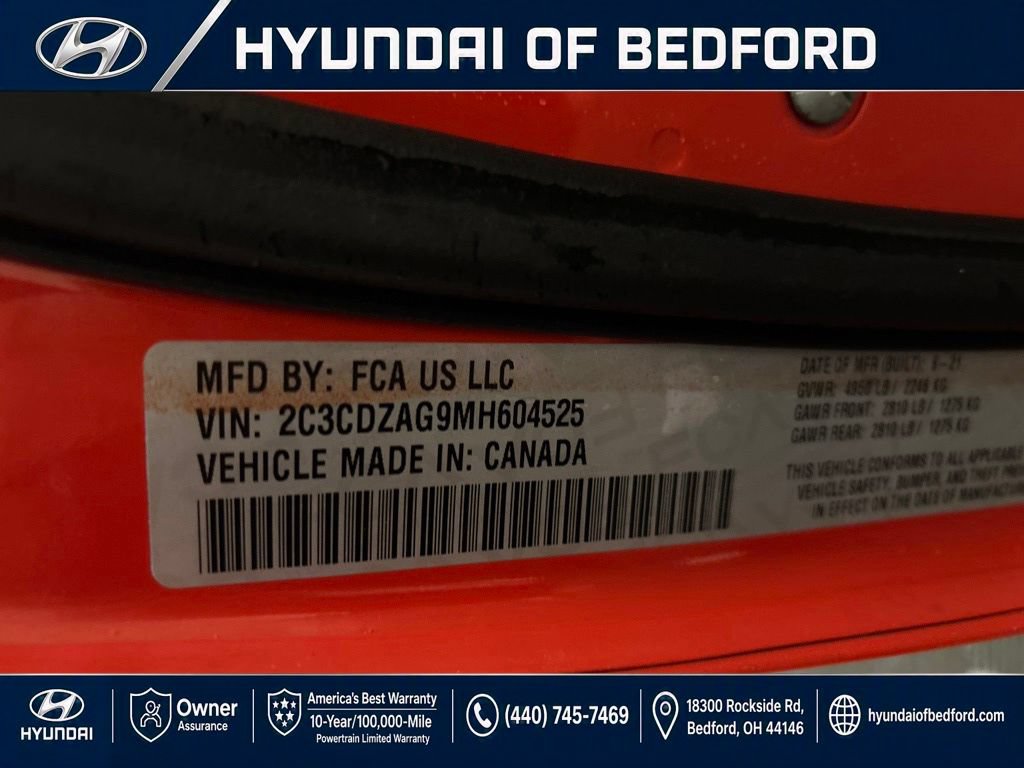 Used 2021 Dodge Challenger SXT w/ Blacktop Package RWD image 17