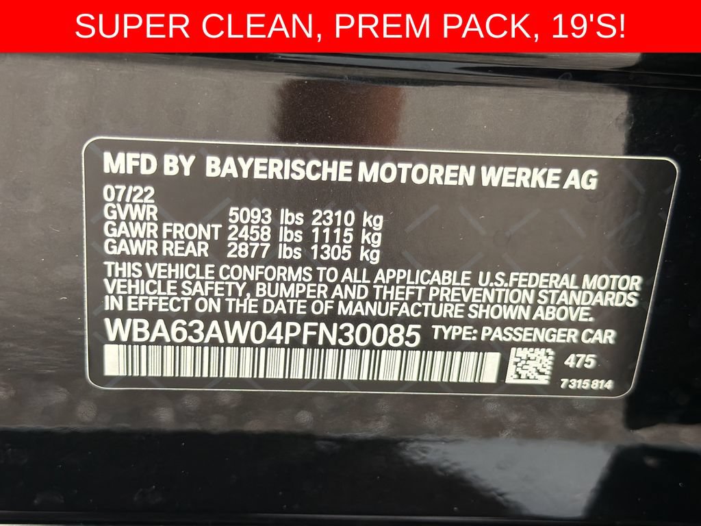 Used 2023 BMW M440i Gran Coupe w/ Premium Package RWD image 27