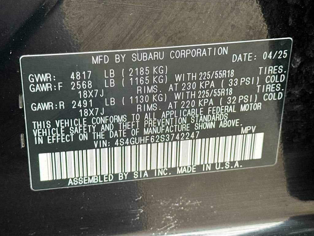 Certified 2025 Subaru Crosstrek 2.5i Sport w/ Popular Package #4A AWD/4WD image 29