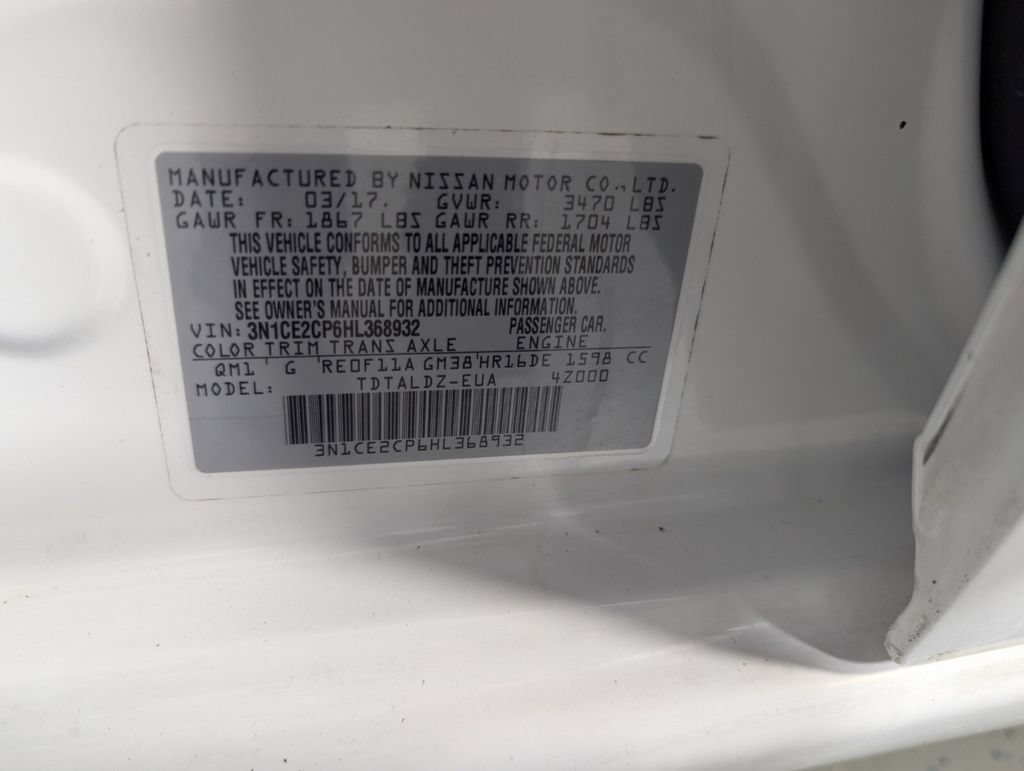 Used 2017 Nissan Versa Note SV FWD image 28