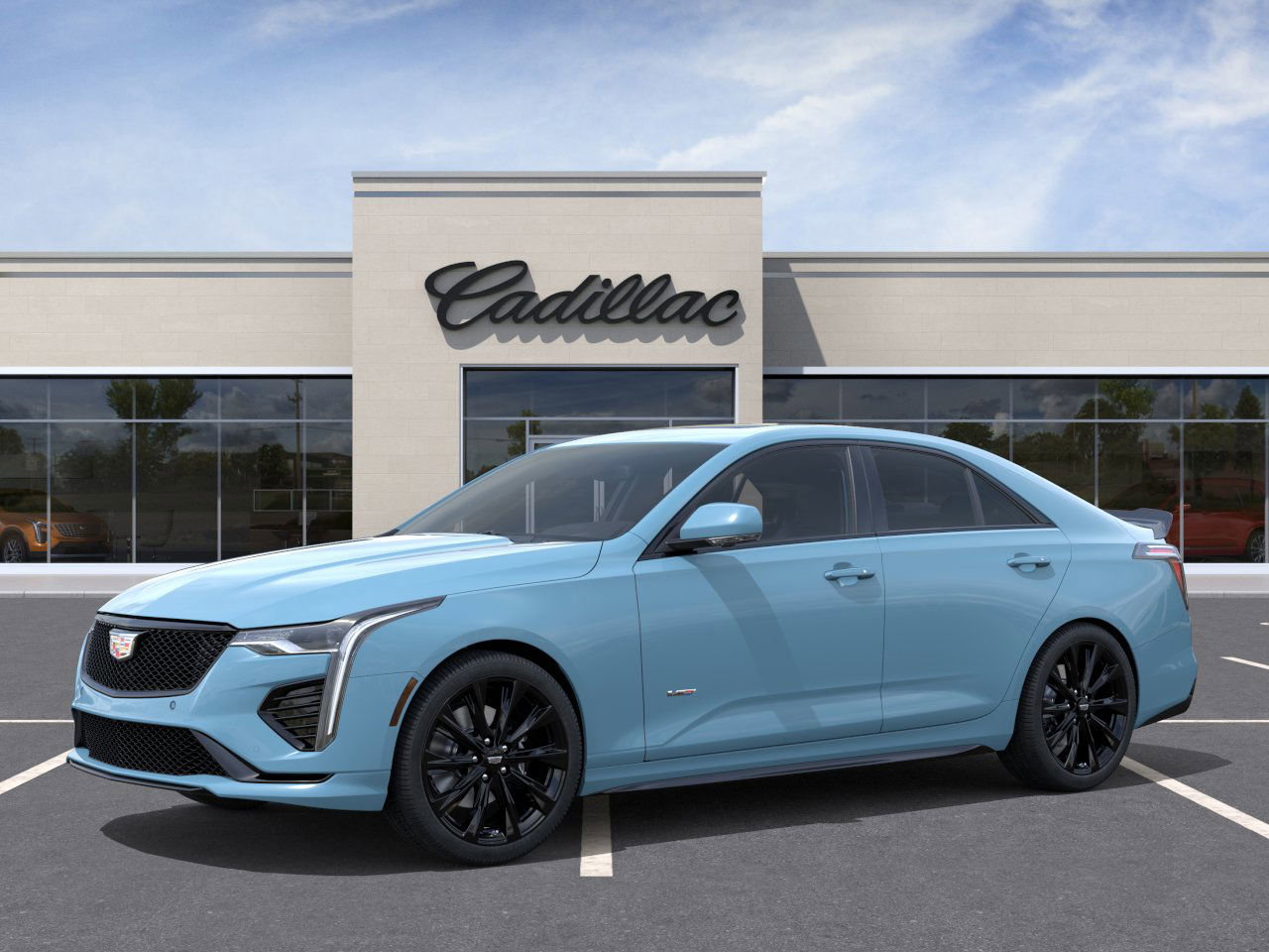 New 2026 Cadillac CT4 V w/ LPO, ONYX Package AWD/4WD image 2