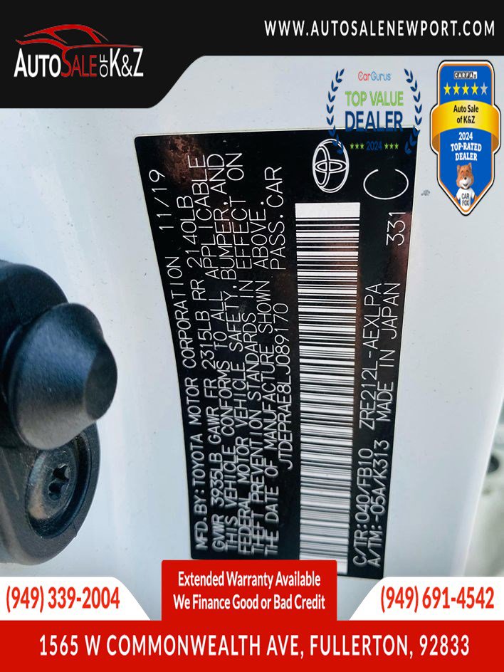 Used 2020 Toyota Corolla LE w/ Carpet Mat Package (TMS) FWD image 29