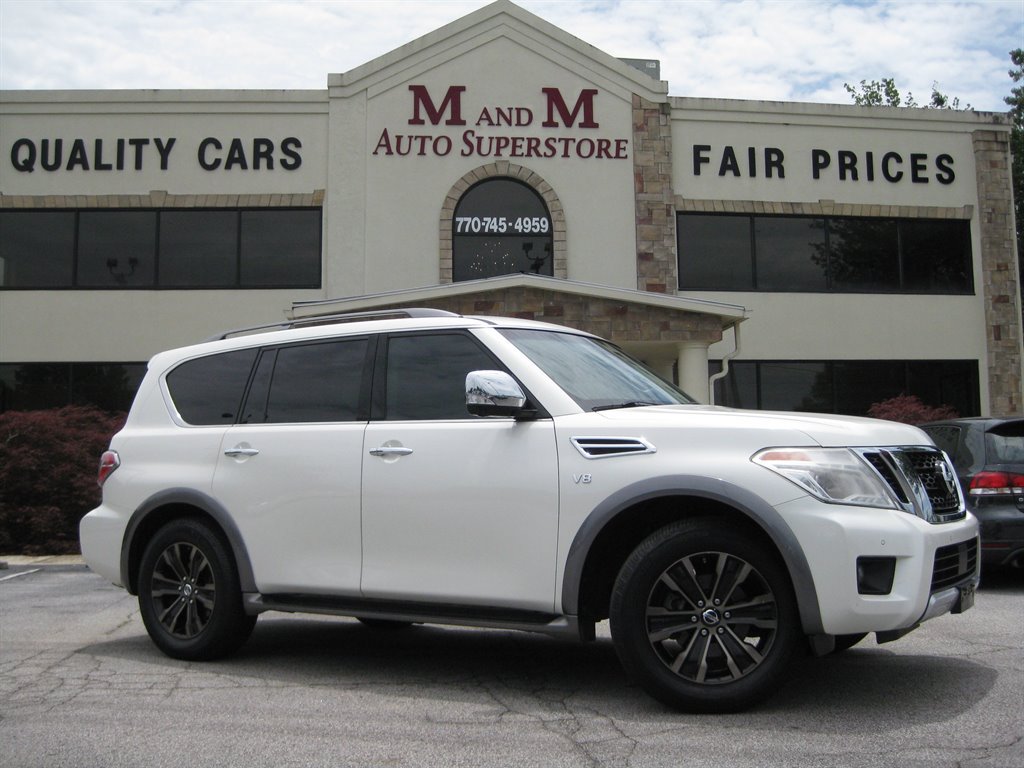 Used 2017 Nissan Armada Platinum w/ Captain Seat Package