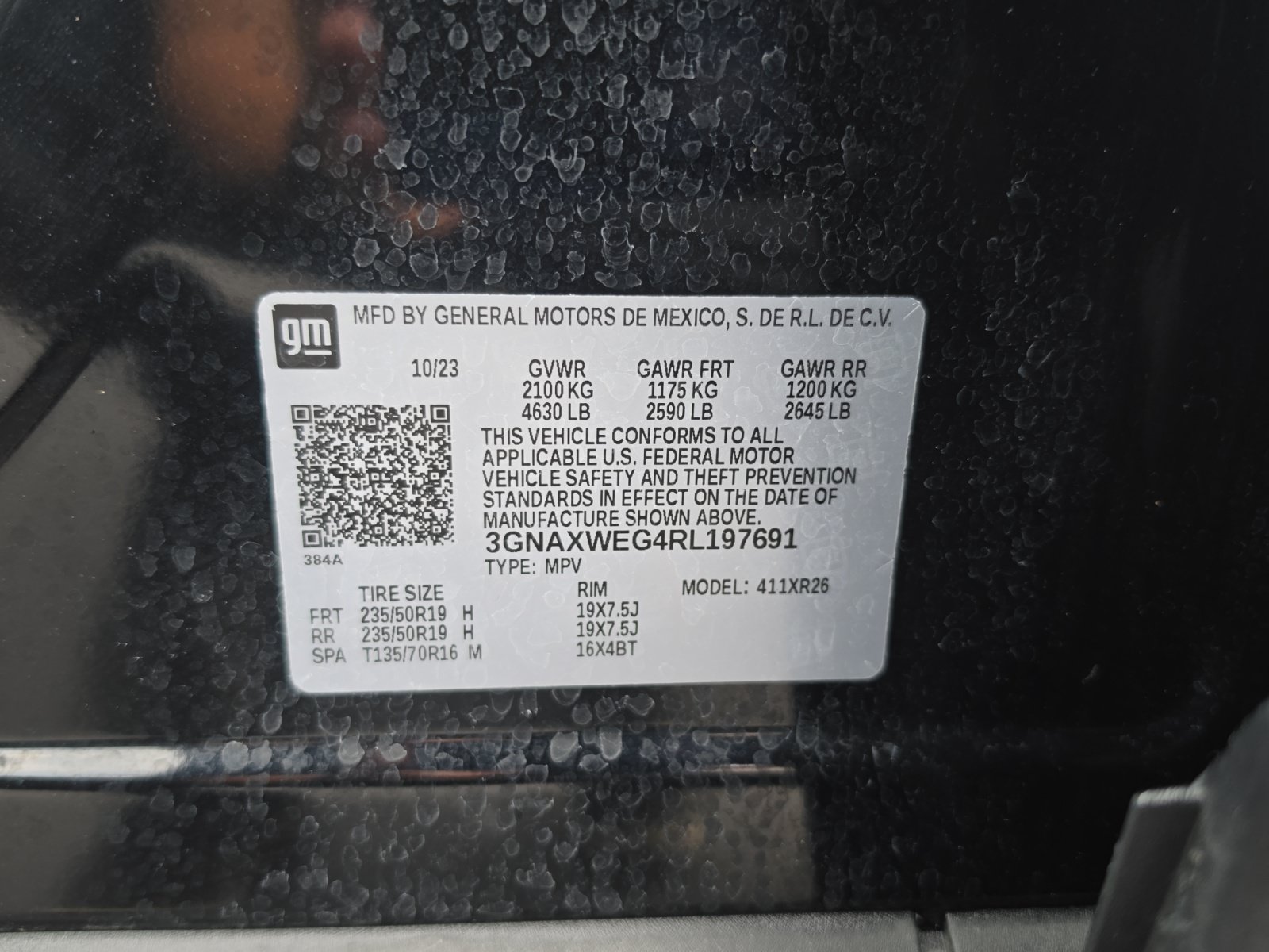 Certified 2024 Chevrolet Equinox RS w/ RS Leather Package AWD/4WD image 34
