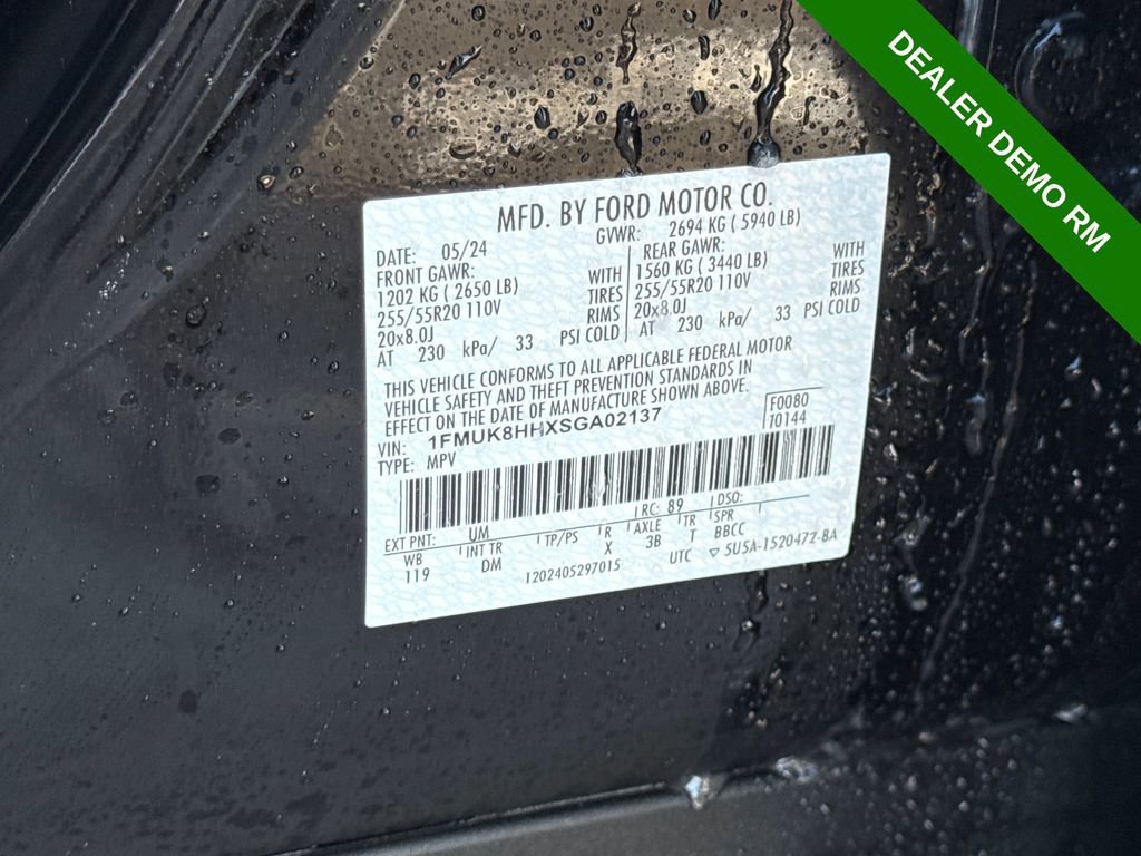 Used 2025 Ford Explorer Platinum w/ LUX Leather Package image 34