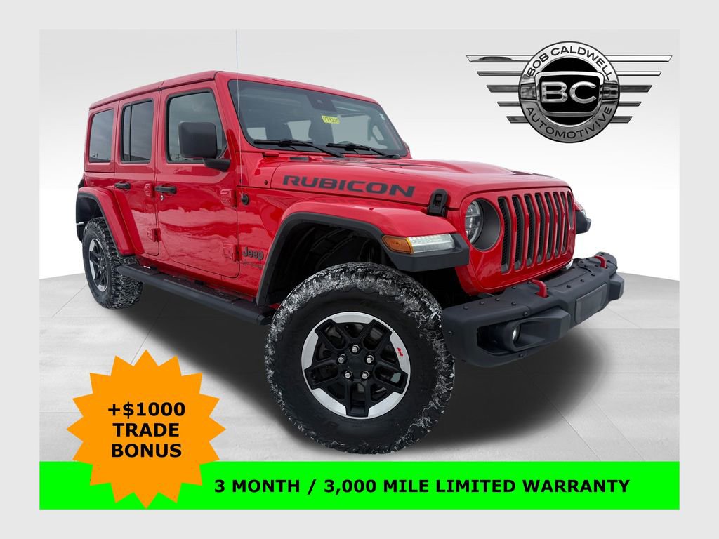 Used 2020 Jeep Wrangler Unlimited Rubicon w/ Advanced Safety Group image 1