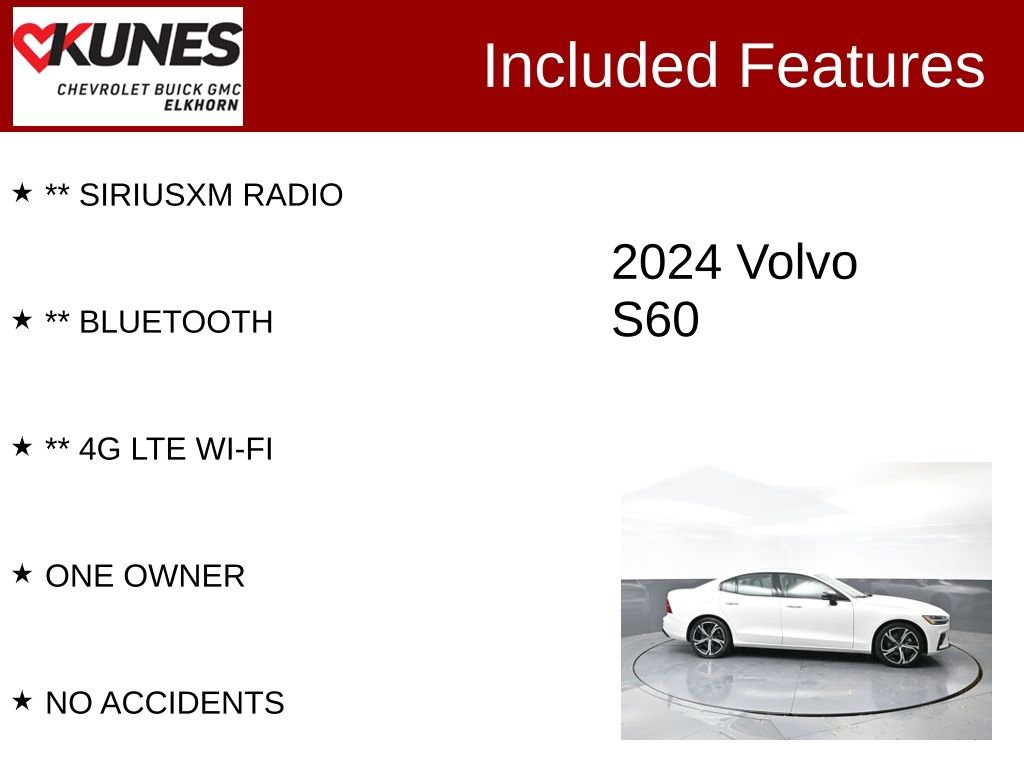 Used 2024 Volvo S60 B5 Core image 3