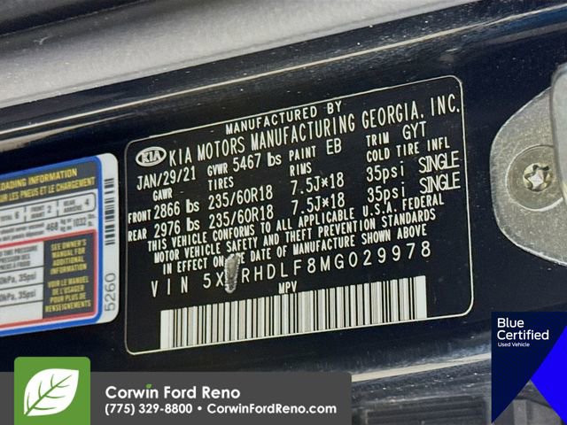 Used 2021 Kia Sorento EX image 35