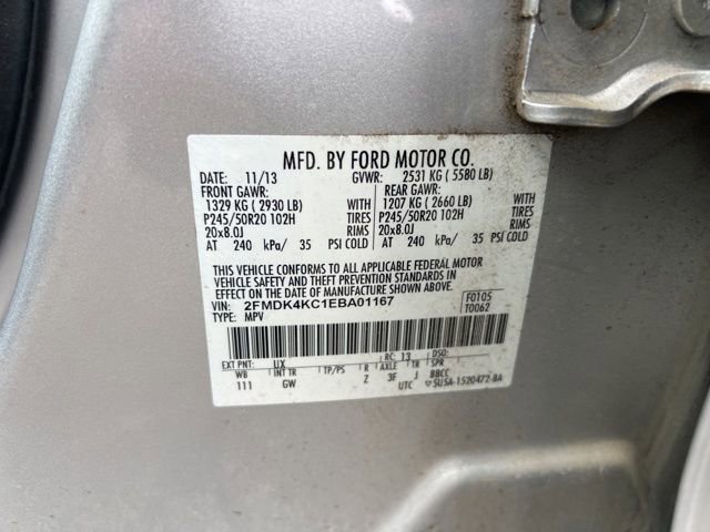 Used 2014 Ford Edge Limited w/ Vision Package image 13