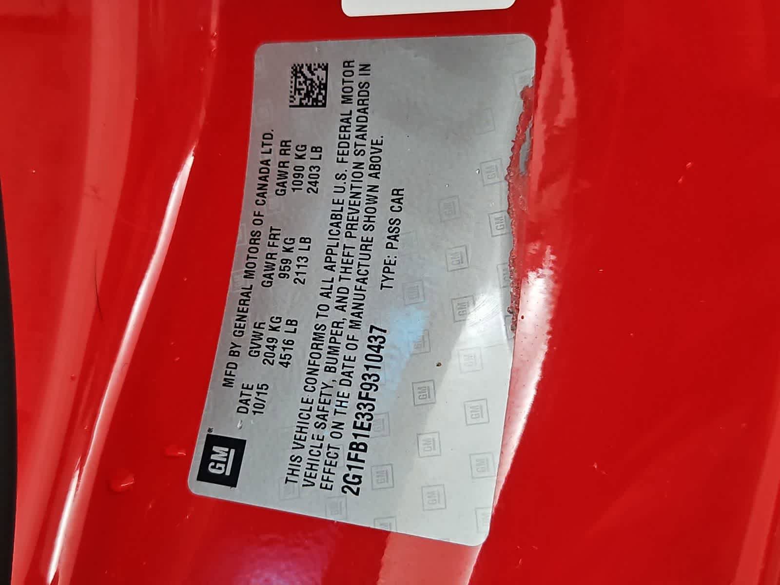 Used 2015 Chevrolet Camaro LS RWD image 34