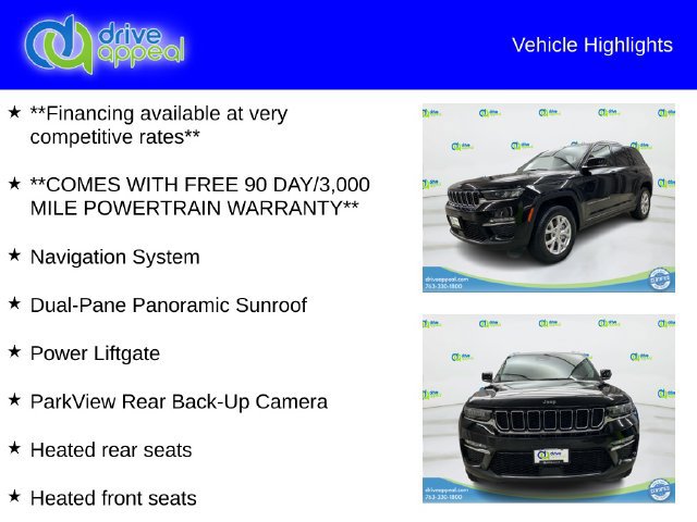 Used 2023 Jeep Grand Cherokee Limited AWD/4WD image 12