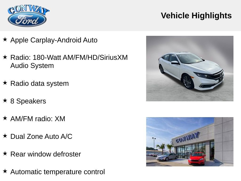 Used 2019 Honda Civic EX image 8