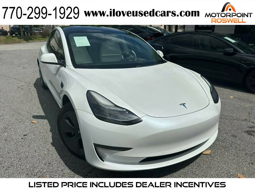 Used 2021 Tesla Model 3 Standard Range Plus