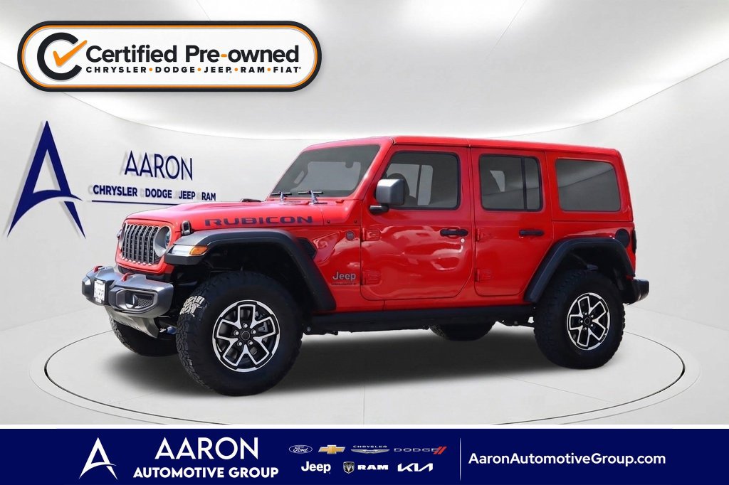 Certified 2025 Jeep Wrangler Unlimited Rubicon AWD/4WD image 1