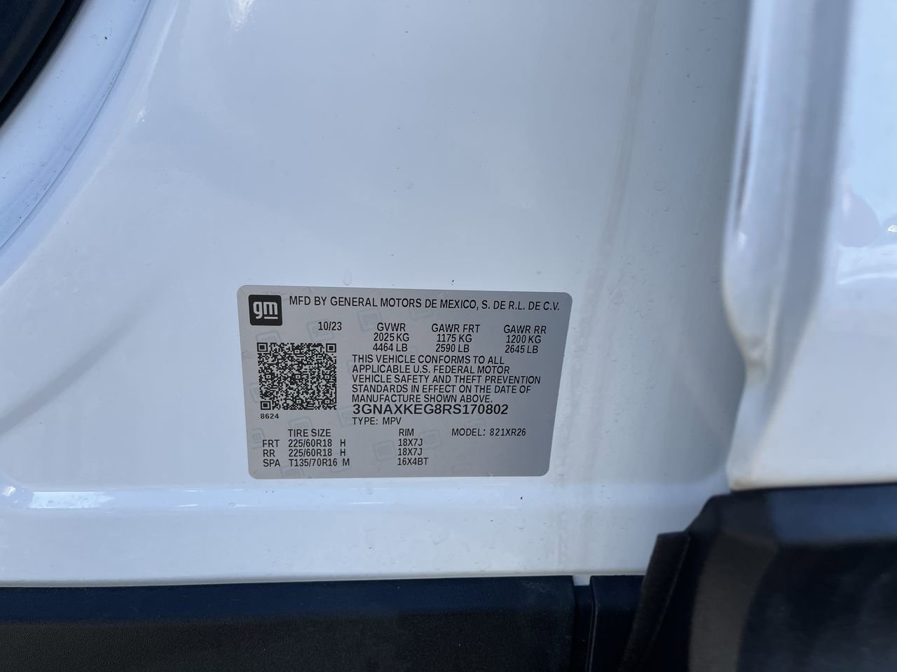 Used 2024 Chevrolet Equinox LT w/ LPO, Floor Liner Package image 33