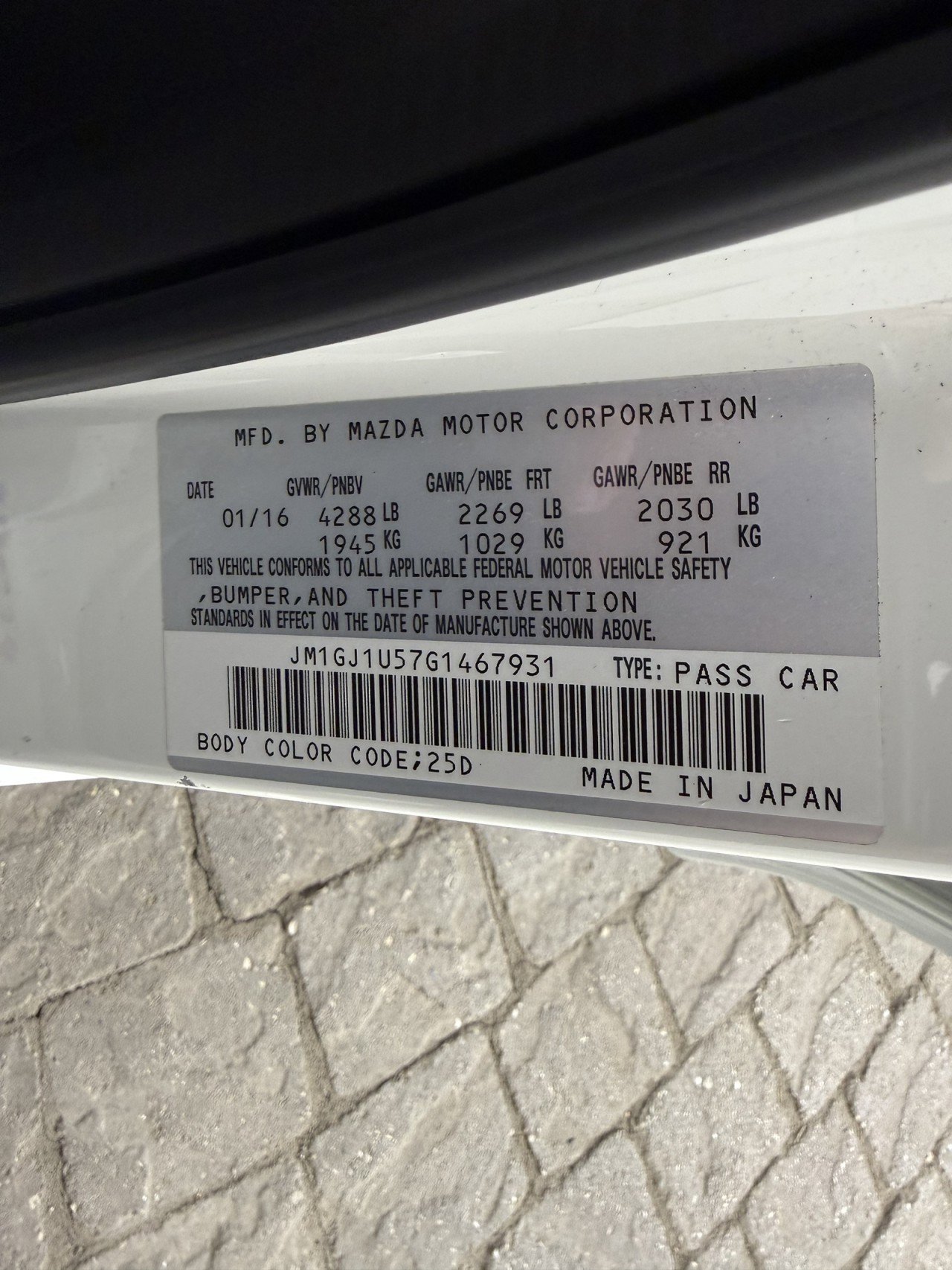 Used 2016 MAZDA MAZDA6 Sport FWD image 23