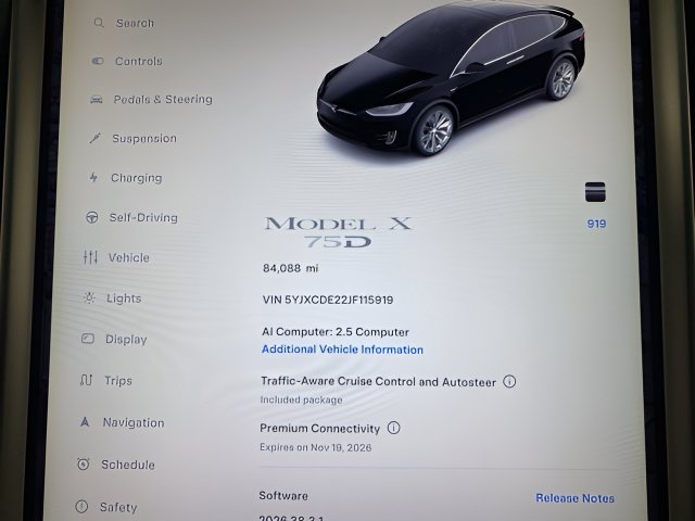Used 2018 Tesla Model X 75D AWD/4WD image 81