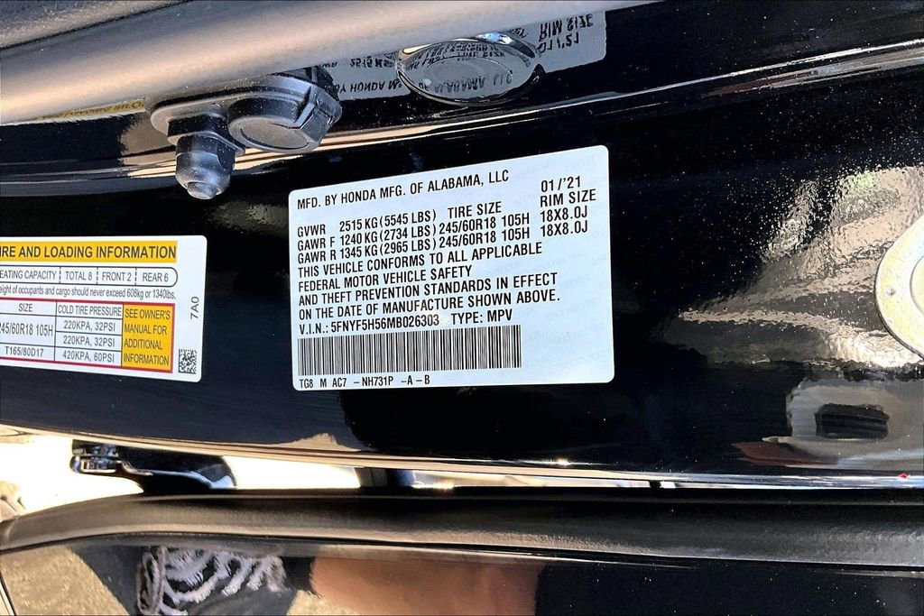 Used 2021 Honda Pilot EX-L image 17