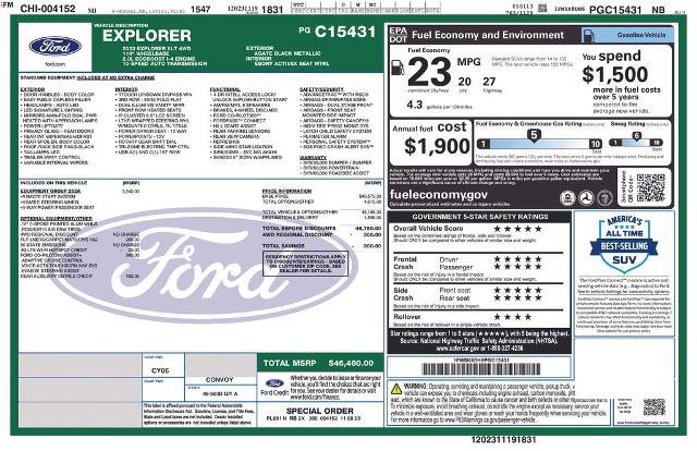 Certified 2023 Ford Explorer XLT w/ Equipment Group 202A image 10