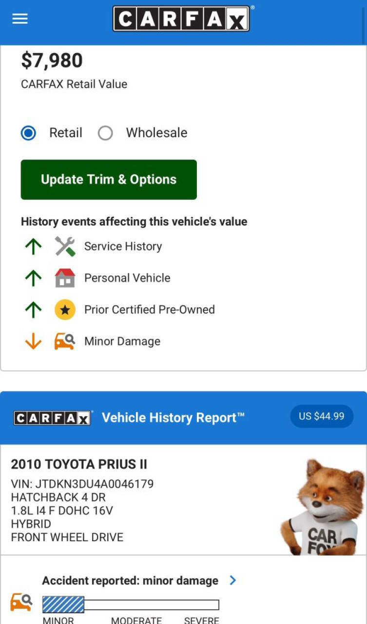 Used 2010 Toyota Prius One FWD image 12
