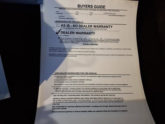 Used 2024 RAM 1500 Laramie image 34