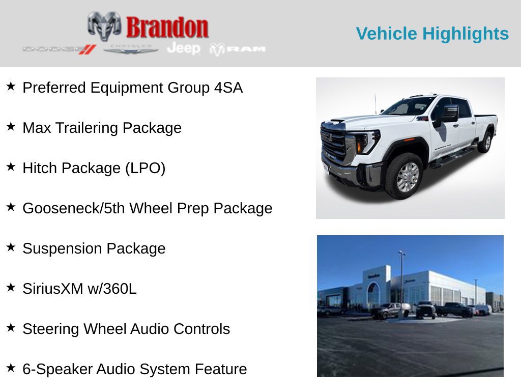 Used 2024 GMC Sierra 2500 SLT w/ Max Trailering Package AWD/4WD image 2