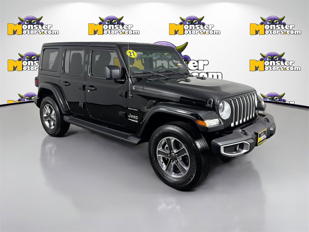 Used 2021 Jeep Wrangler Unlimited Sahara image 3
