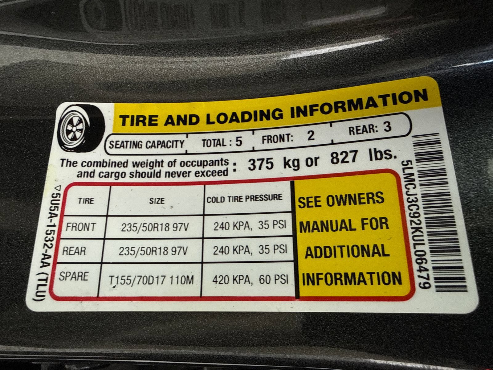 Used 2019 Lincoln MKC Reserve FWD image 54